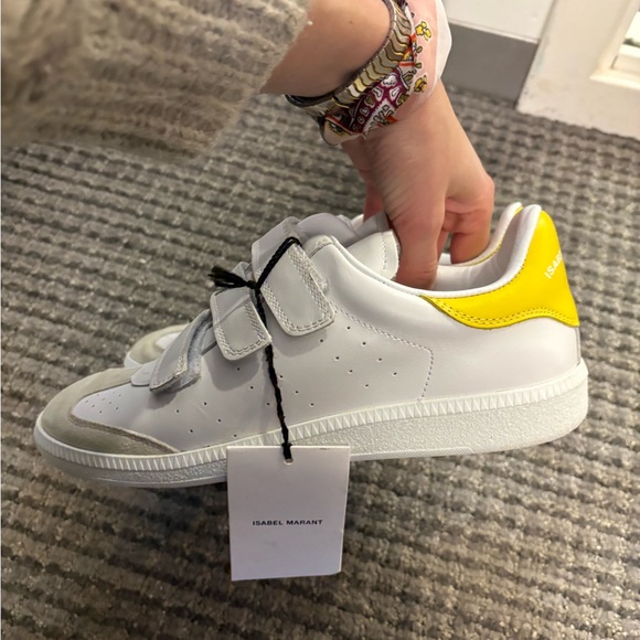 Isabel Marant Velcro Sneakers - New with Tags size 38 - Picture 5 of 8